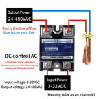 10A~100A Plastic Cover Solid State Relay DA DD AA Single Phase DC Control AC 220V Relay To 3-32VDC SSR-10DA 25DA 40DA