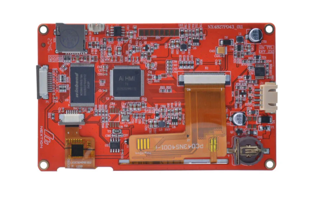 NEXTION NX4827P043-011C 4.3 Inch Capacitive HMI Touch Display LCD-TFT Module RGB 65K Color Screen Panel Without Enclosure