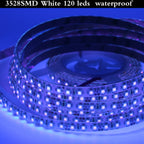 UV LED Strip Light 12V 24v Ultraviolet 60/120/240LEDS/M LED Diode Ribbon LAMP SMD 3528 Purple Flexible Tape for DJ Fluorescence