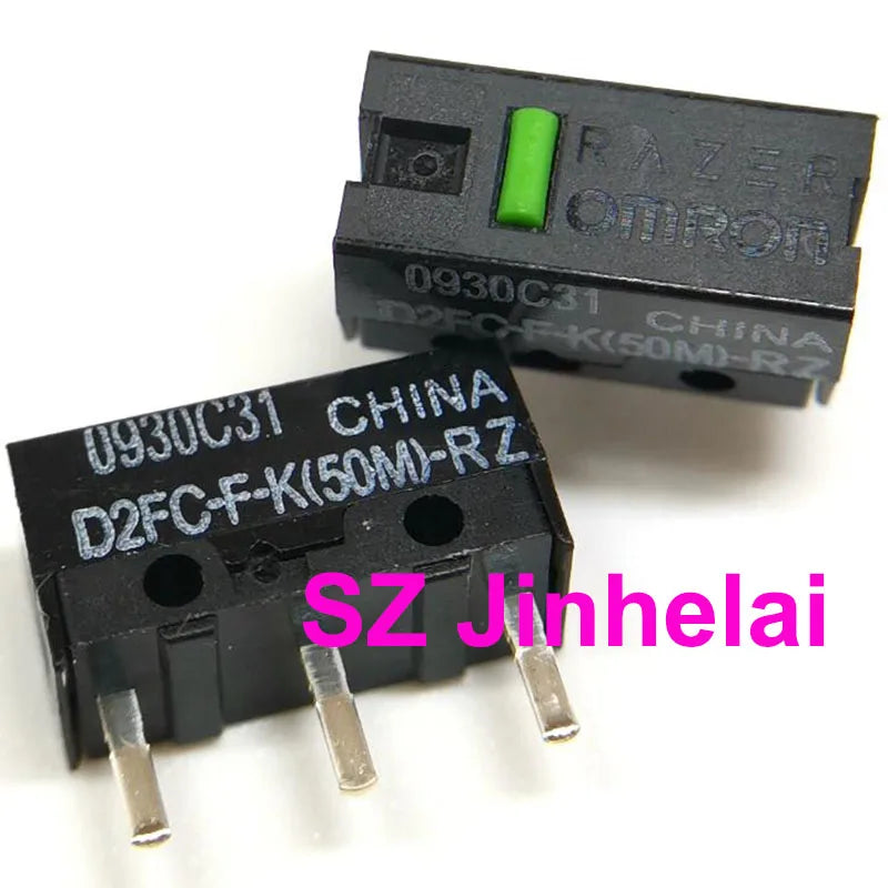 10pcs Authentic Original Omron Mouse Micro Switches D2FC-F-7N (10M) (20M) (OF)  F-K(50M) F-K(50M)-RZ 3M F-K 60MN
