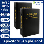 Capacitors Kit SMD Capacitor Sample Book 0201 0402 0603 0805 1206 Assortment Pack 80/90/92values DIY 25 50 pcs