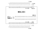 32-channel Digital Input Isolated Acquisition Module RS485 Modbus RTU Control 32DI Module