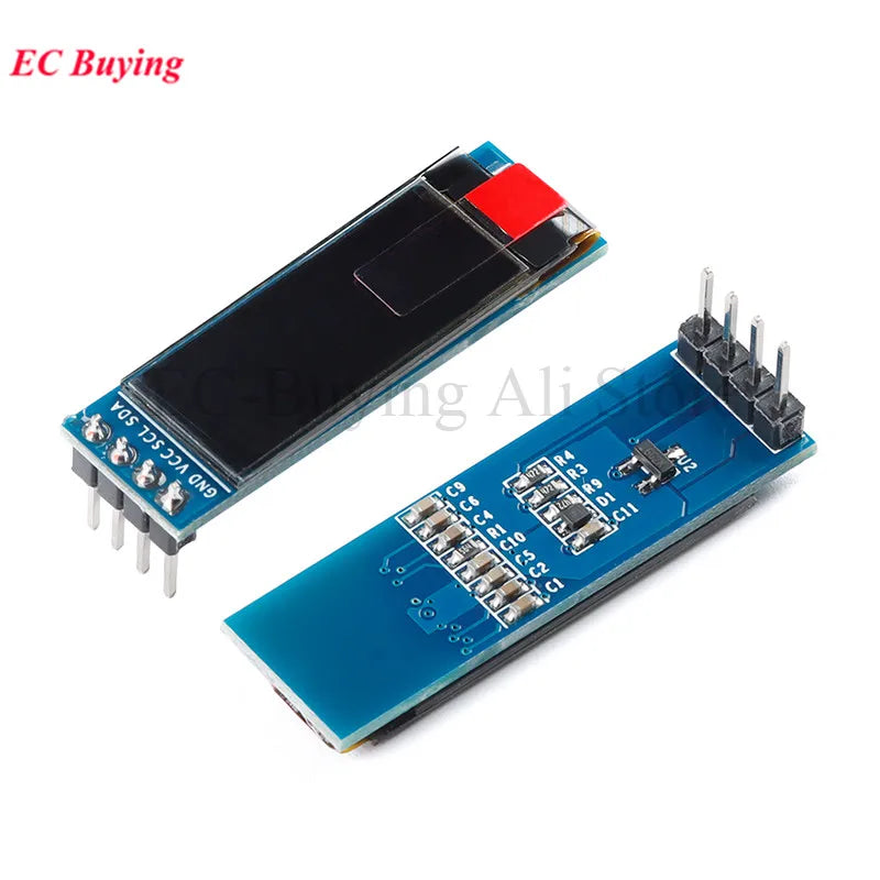 0.91 Inch OLED Module 0.91" Screen White/Blue/Yellow 128X32 LCD LED Display Module IIC I2C SPI Interface SSD1306 for Arduino