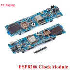 ESP8266 ESP-12F 0.96" OLED Display WiFi Clock Module Weather Forecast Micro USB Development Board with 18650 Battery Case CH340