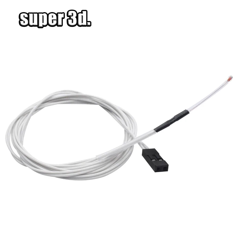 100K Ohm NTC 3D Printer Thermistor With Dupont/XH2.54 NTC3950 Thermal Sensor Heatbed Thermistors Temperature Heater Cable