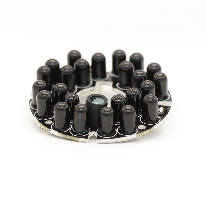 940nm 90 degrees CCTV Accessories infrared light 24 Grain IR LED board for Surveillance cameras night vision diameter 44mm