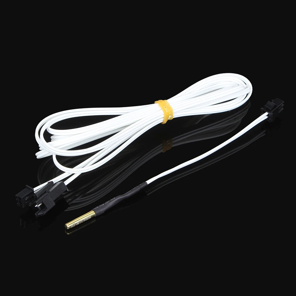 3DSWAY 3D Printer Parts HT-NTC 100K ohm B3950 Thermistor Cartridge Sensor with SM Plug High Temperature for E3D V6 PT100 Hotend