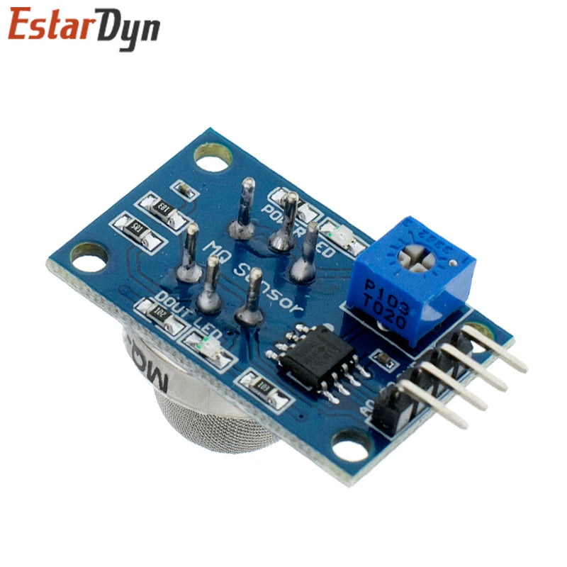 Estardyn MQ-2/MQ-3/MQ-7/MQ-135 Gas Sensor Module Smoke Methane LPG Leakage Detector for Smart Home Gas Alarm DIY Kit
