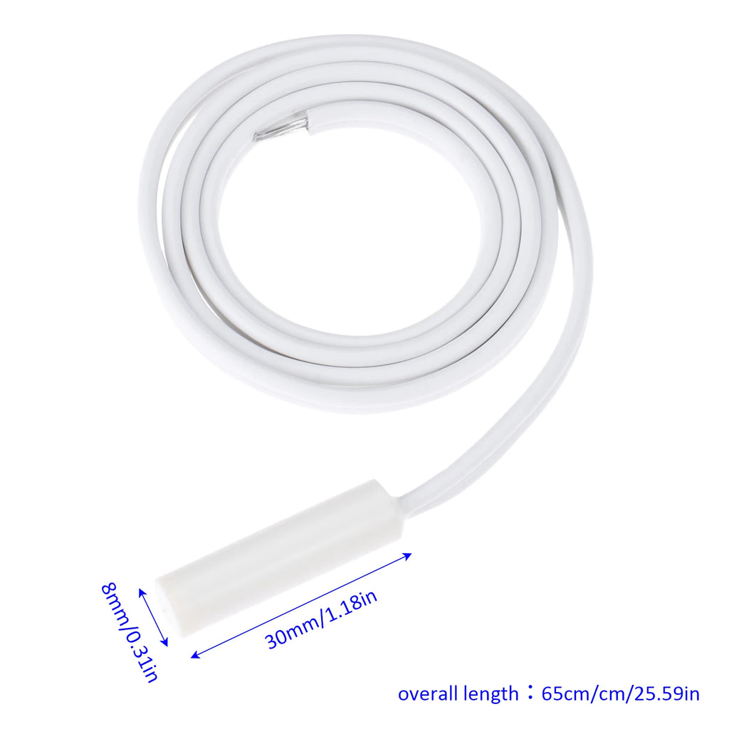1pc WR55X10025 Temperature Sensor with Line (Thermistor) for General Electric Refrigerator Replacement of Original Parts