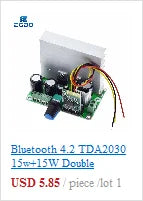 EGBO XY-WRBT Audio Receiver Board, Bluetooth 5.0, MP3 Lossless Decoder, Wireless Stereo Music Module