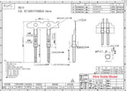 DB1.0mm Male Pin for DB Terminal Connector Gold plated for Nixie Clock Tubes IN12 IN18 QS27-1 SZ4-1 YS27-3