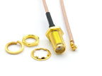 300pcs U.FL Ufl  to SMA Female Bulkhead Mount Mini PCIe RG178 Adapter Cable