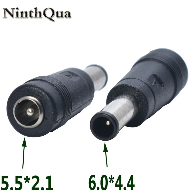 1 PCS 5.5 X 2.1 Mm Female to 6.0 X 4.4 Mm Male DC Power Connector Adapter Converter 5.5*2.1 to 6.0*4.4 Mm For Sony Laptop
