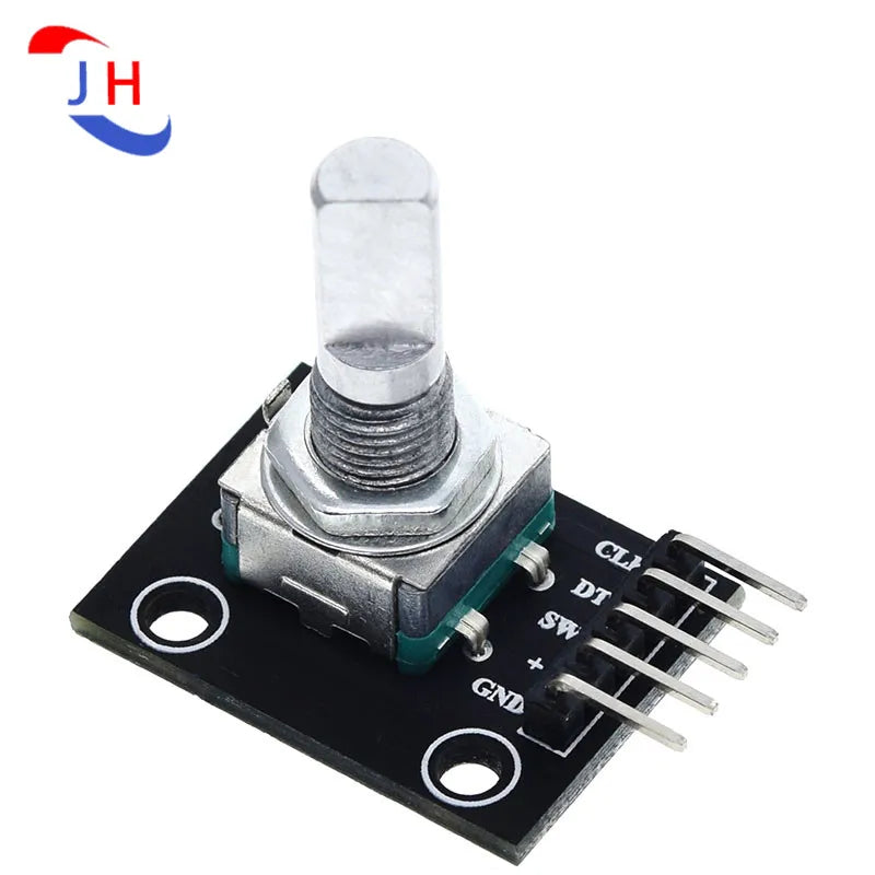 5Pcs KY 040 360 Degrees Rotary Encoder Module Brick Sensor Switch Development KY-040 for Arduino