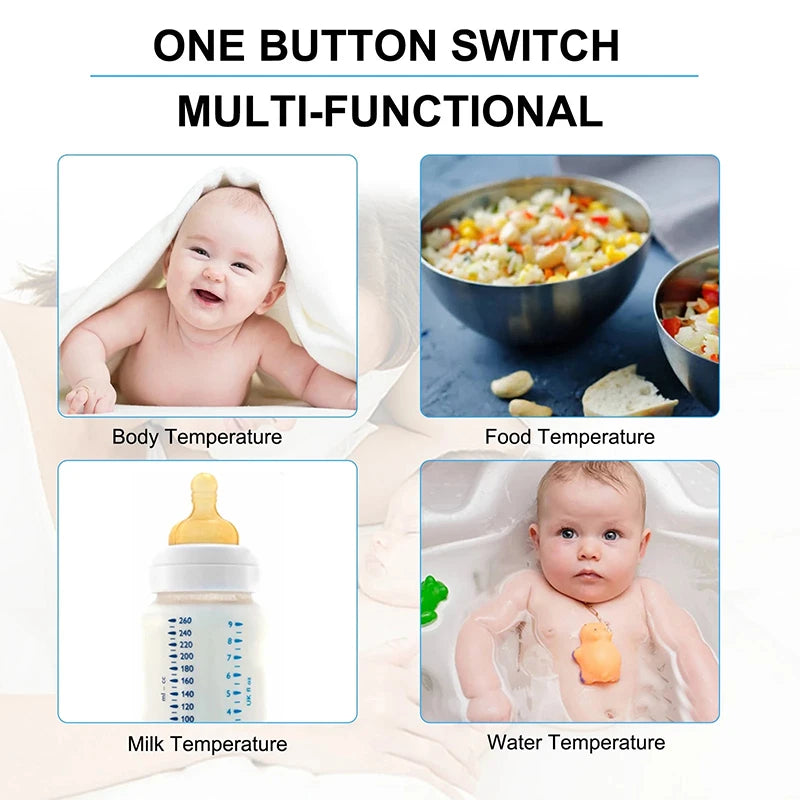 2024 LED Infrared Forehead Body Non-contact Thermometer for Infants Adults Outdoor Home Digital Fever Measurement Tool