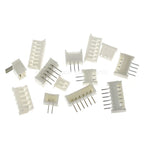 10Sets 1.25mm Pitch Micro JST Connector Kit Pin Header Housing Terminal 2-10Pin PCB Mount Wire to Board Connection Plug Socket