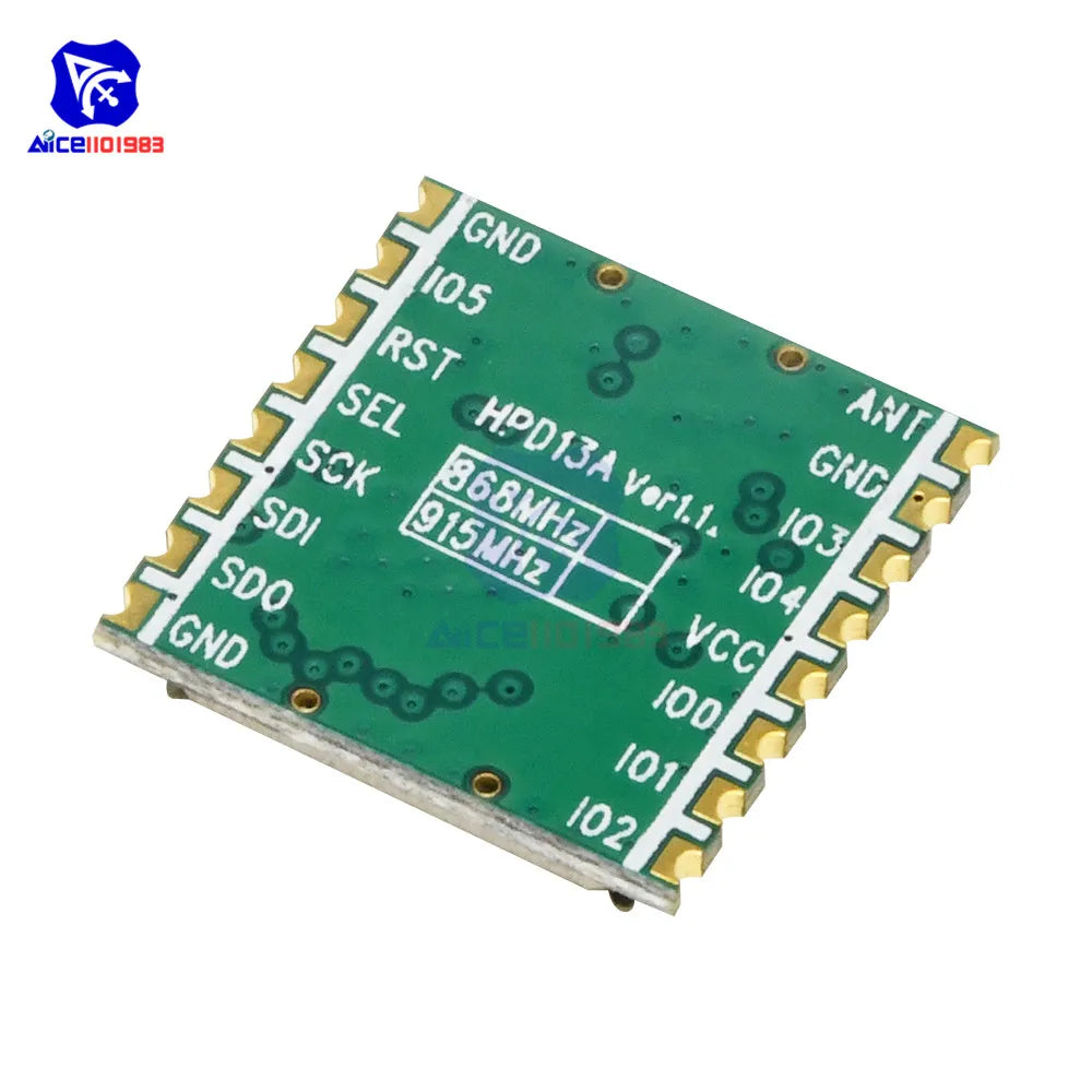 diymore HPD13A 840 -945MHz SX1276 Wireless Transceiver Modble LoRa Data Transmission SPI Remote Control Board for Arduino