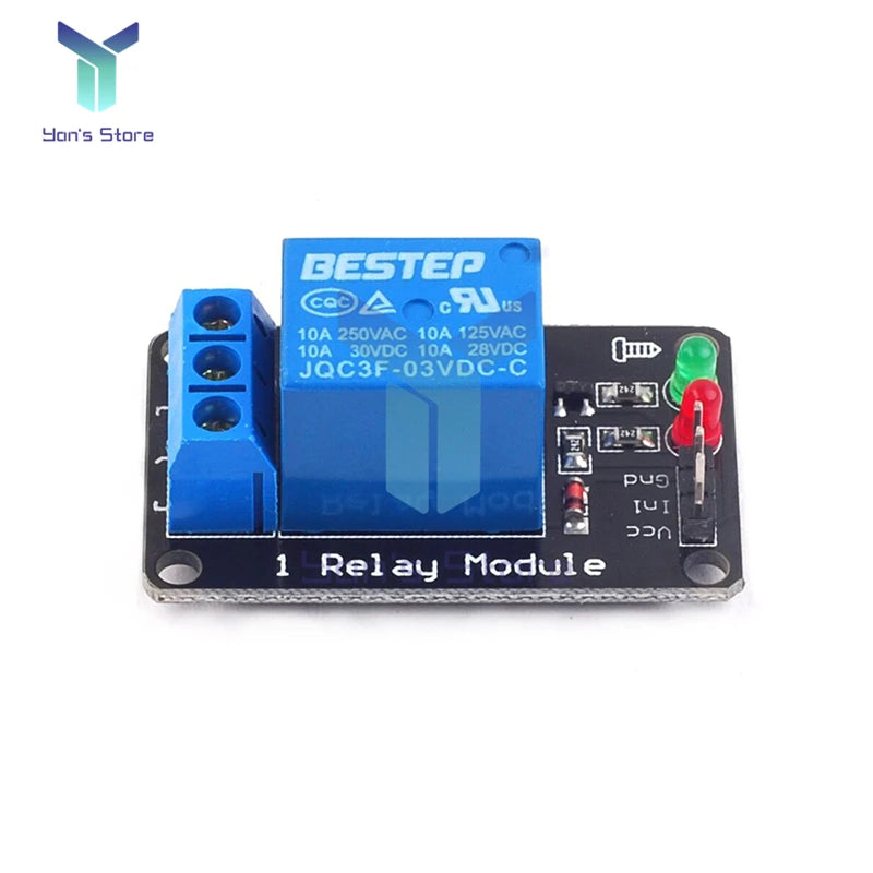 3V 3.3V 1/2/4 Channel Relay Module Low Level Trigger Liluminated Relay with Lamp Relay Output 4 Way Relay Module for Arduino