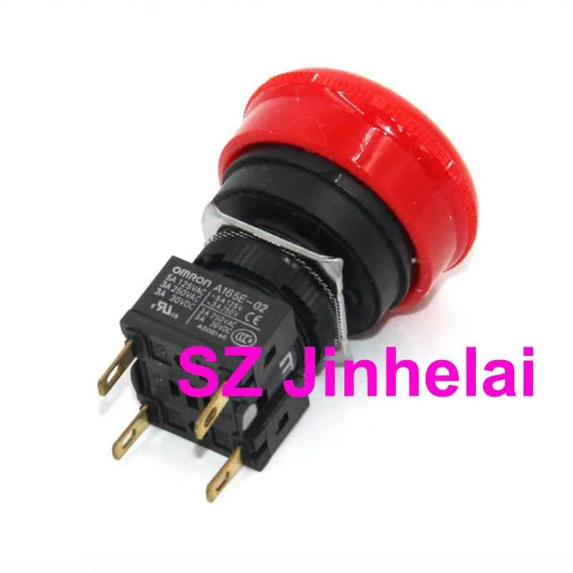Authentic Original Omron A165E-S-01 A165E-S-02 Emergency Stop Switch A165E-S-03U A165E-LS-24D-02