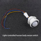 110V 220V Mini PIR Sensor Detector Smart Switch  LED PIR Infrared Motion Sensor Detection Automatic Sensor Light Switch