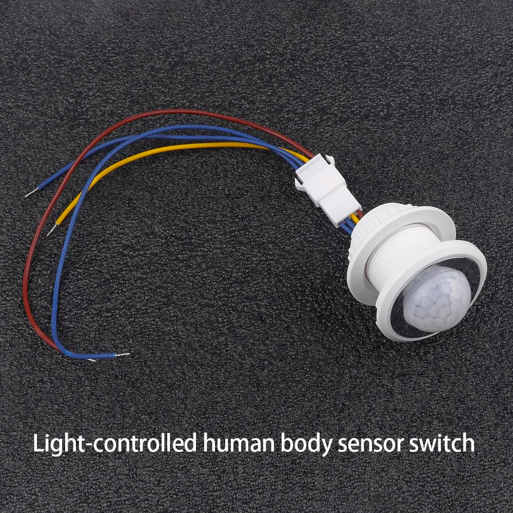 110V 220V Mini PIR Sensor Detector Smart Switch  LED PIR Infrared Motion Sensor Detection Automatic Sensor Light Switch