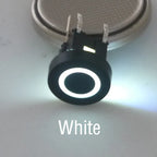 10PCS 6X6X7.2mm illuminated Momentary Tact Switch Button No Loacking 6Pin DIP LED 12V Mini Push Button Switch