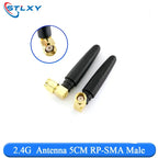 2PCS 2.4Ghz 3dbi WIFI Antenna 2.4G RP SMA Male Universal Antennas Amplifier WLAN Router Antenne Booster 2400-2500mhz