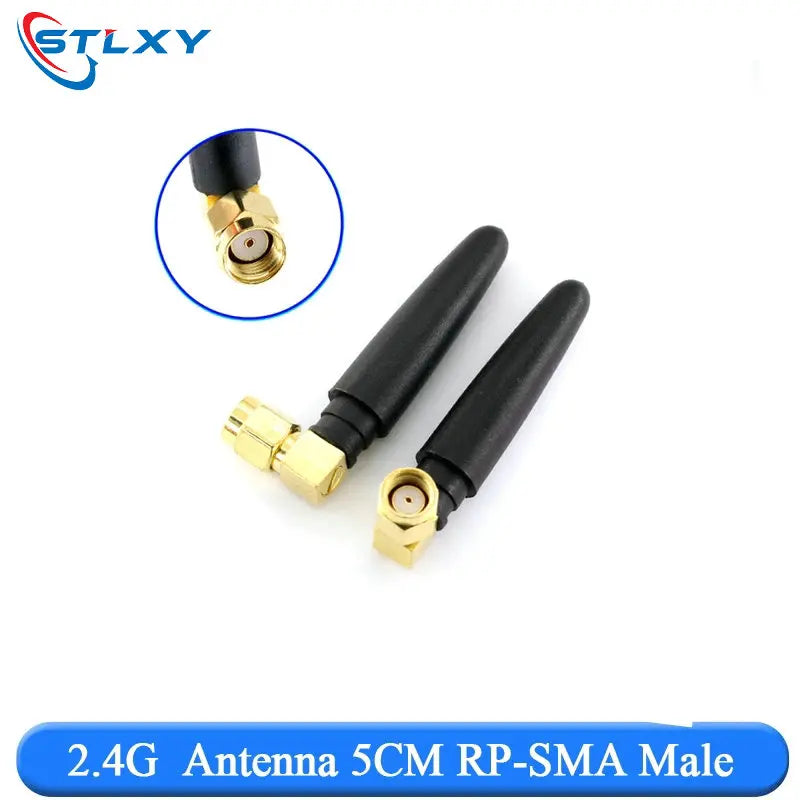 2PCS 2.4Ghz 3dbi WIFI Antenna 2.4G RP SMA Male Universal Antennas Amplifier WLAN Router Antenne Booster 2400-2500mhz