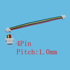 20Pcs JST SH1.0 1.0mm Pitch 2P 3P 4P 5P 6P 7P 8 Pin Female to Female Double Head Cable Wire Connector Length 10cm 28AWG