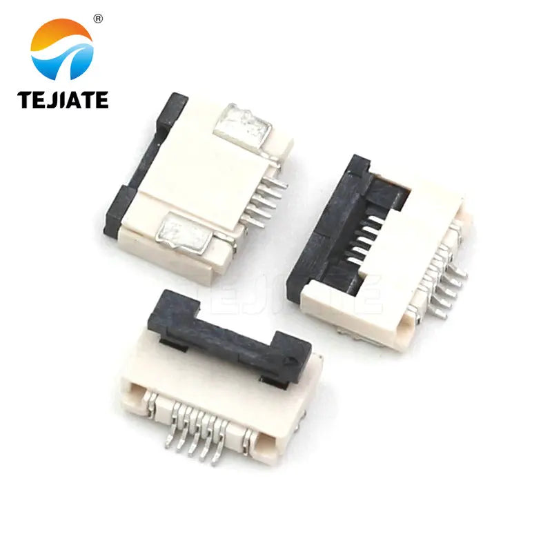 10PCS FFC/FPC Connector Flat Cable Socket 0.5MM Adapter 4/5/6/8/9/10/12/14/16/18/20/22P Down Flip Type Plug Kit