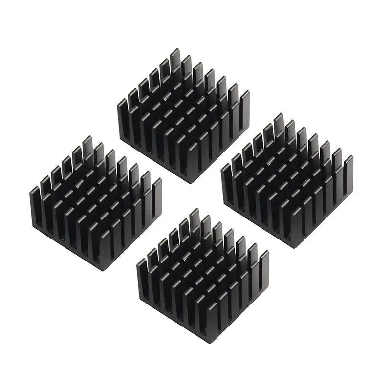 10PCS 25x25x15mm Aluminum Heatsinks  Heatsink Cooling Pad For High Power LED IC Chip Cooler Radiator Heat Sink