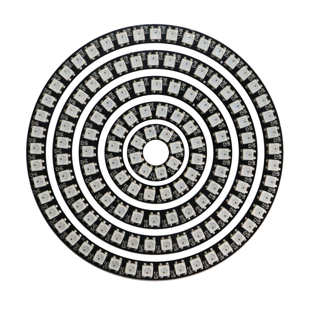 WS2812B 5050 RGB Led Digital Panel Light Matrix Flexible Screen  WS2812 Ring Individually Addressable Pixels DC5V