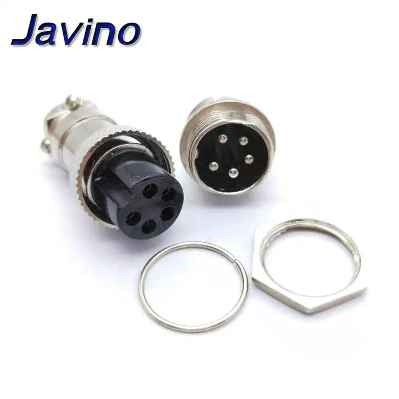 1Set GX16 2/3/4/5/6/7/8/9 Pin Male & Female 16mm L70-78 Circular Aviation Socket Plug Wire Panel Connector