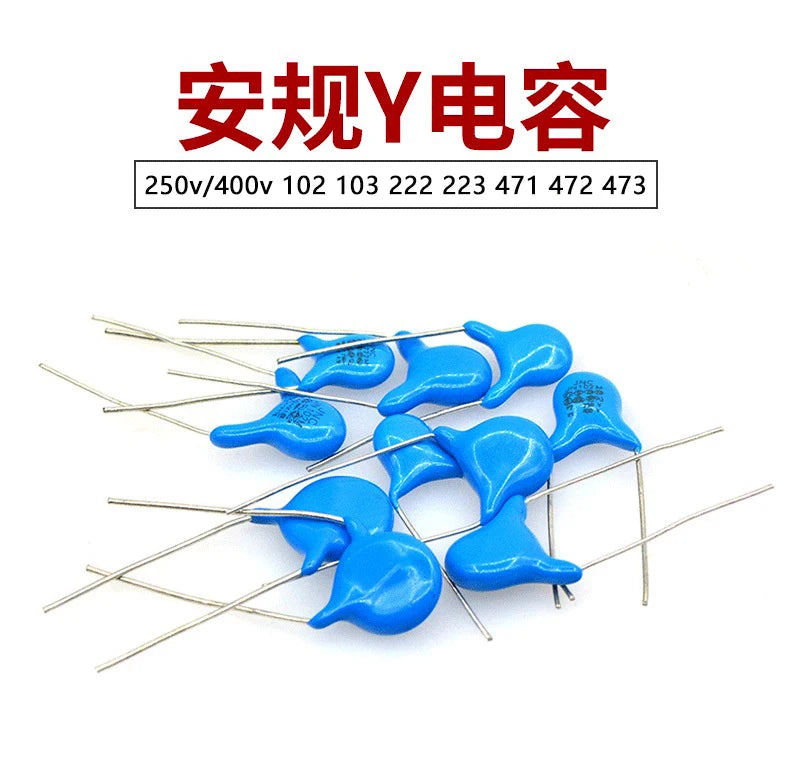 Safety Y Capacitor 400v1nF 102M  X1 Y1 High Voltage Ceramic Capacitor 250v 102M 103M 222M 472M 400v