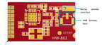 1/5/10PCS CC1101 433M 10mW Wireless Sender Transceiver Receiver Module NRF905/SX1212/SI4432 data transmission/transceiver