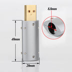 Monosaudio A50G B50G 24K Gold Plated USB2.0 Plug USB A/B Connector  DIY USB Cable for Ipad Laptop