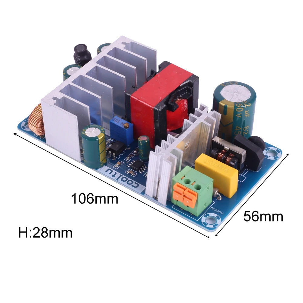 AC-DC Converter AC 110V 220V to 10V-18V/8A 1.5V-17V/4A 96W Dua Power Supply Module Adjustable Buck Step Down Module