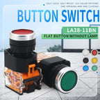 1pcs LA38 Push Button Switch Self-locking Start Power Switch On Off Self-returning Jog Button 22MM Self-recovery