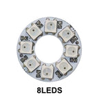WS2812B 5050 RGB Led Digital Panel Light Matrix Flexible Screen  WS2812 Ring Individually Addressable Pixels DC5V