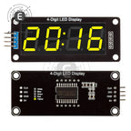 0.56inch TM1637 4-Digit LED Digital Display Tube Decimal 7-Segments Available in Multiple Colors