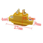 XT60E XT60H RC Lipo Battery Male Female Bullet Connectors with Sheath Housing XT60E1-M Power Plug XT60H-F Jack RC Drone Adapter