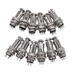 10Set Metal Connectors GX20 2-Pin Circular Female Male 3-Core 4-Core Aviation Plug Quick Plug Cable Connector