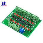 diymore DST-1R8P-N 8 Channel Optocoupler 24V to 5V Isolation Module PLC Signal Level Voltage Conversion Board for Arduino