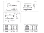 10PCS 51146 1.25mm Ultra-thin Terminal Wire 15cm A1254 MOLEX SMD Horizontal Housing Holder LCD Connector 2p 3p 4p 5p 6p MX1.25