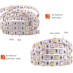LED Strip 5050 RGB CCT RGBCCT RGB White Lights 12V 24V Waterproof 5M 300LED Blue Warm White LED Tape Lights Flexible