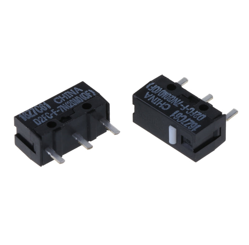Mouse Micro Switch Original Omron D2FC-F-7N White Dot 20M Clicks Life Micro Switches 2PCS