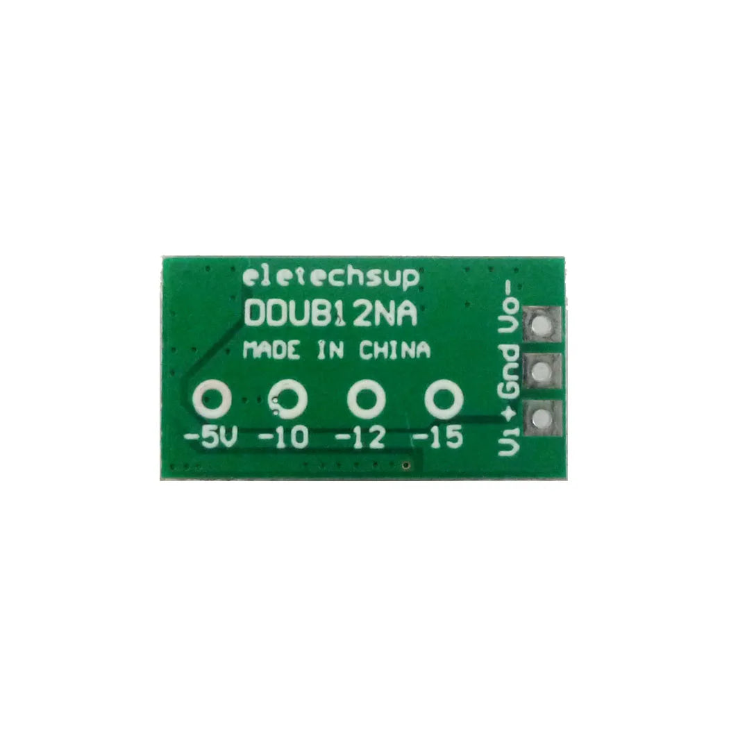 DDUB12NA 3W +/- Voltage Converter Positive to Negative Power Supply DC-DC Boost-Buck Module +5~+28V to -5V -10V -12V-15V