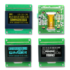 1.51 1.54 Inch 24PIN SPI/IIC/6800 COG 3.3V Blue PMOLED Screen SSD1309 Graphic 128x56 Display Transparent OLED 128x64