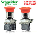 Schneider XB4-BS8442  XB4-BS8445 Emergency stop button switch 22mmΦ / 44mm ZBE-101 ZBE-102 height new original