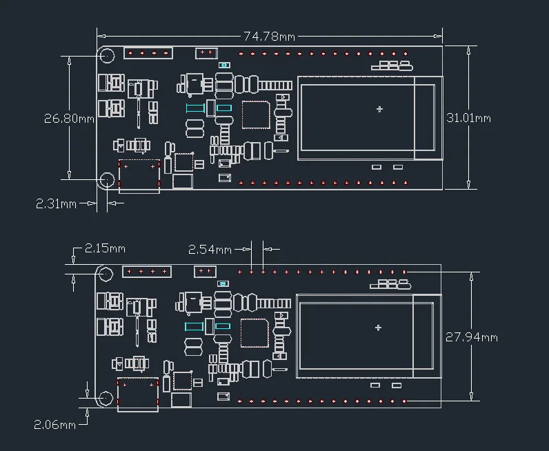ESP32-WROVER-B Chip NANO Card SIM Series Configurable Hardware SIM7000G SIM7000A SIM7000E Cat-M NB-IoT GSM Module